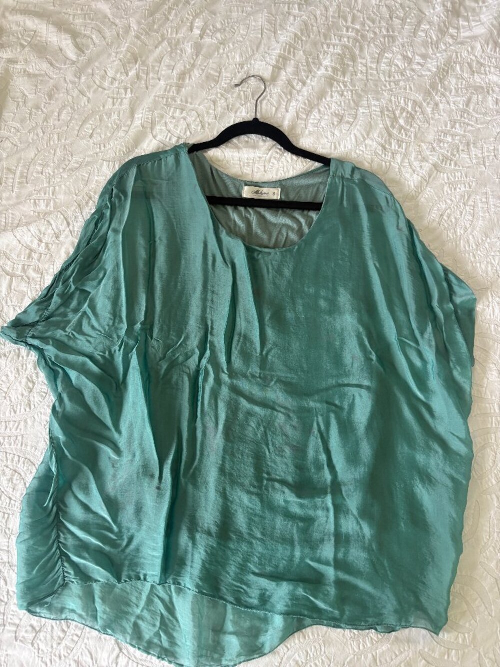 Mahina oversize silk shirt